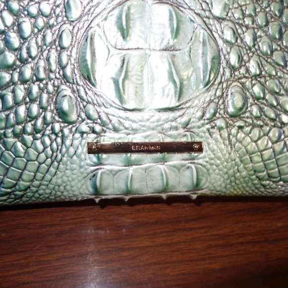 Brahmin Soldout Haven Ombre Green Blue Remy Crossbody Melbourne Leather … - Picture 1 of 15